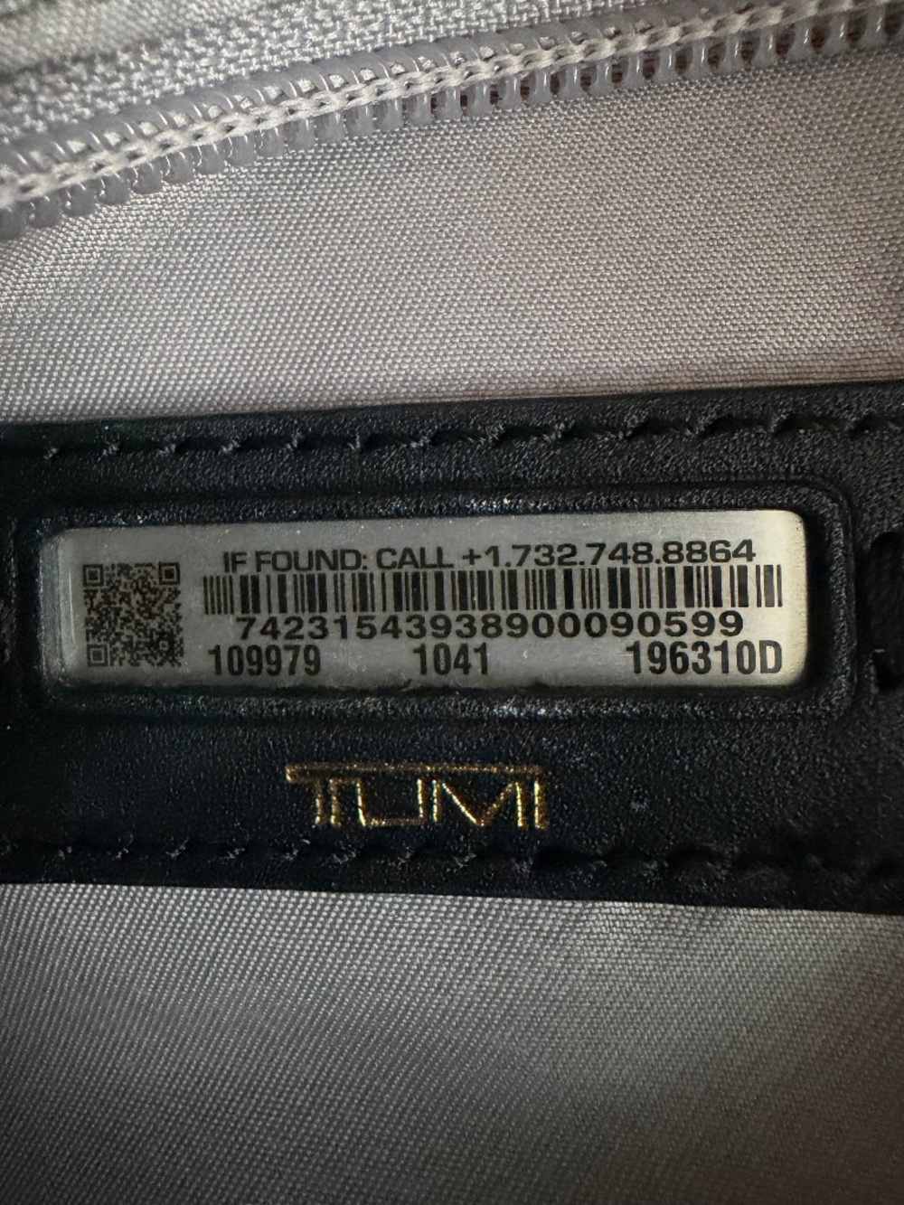 TUMI Black Nylon Tote / Crossbody Bag (Retired Voyager Model) – Gold Hardware - Picture 3 of 12